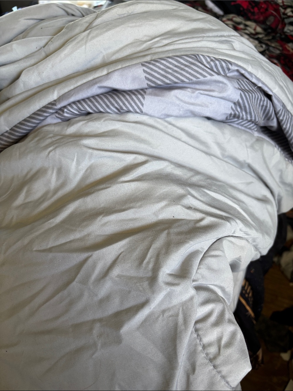 Gray Home Bedding Comforter - Soft Gray Duvet Cover